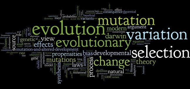 wordl of text from Mutation, Randomness and Evolution